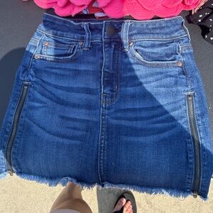 American Eagle blue jean skirt